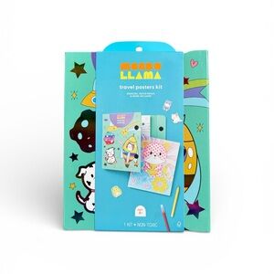 Mondo Llama Creative Travel Posters Kit - Teal